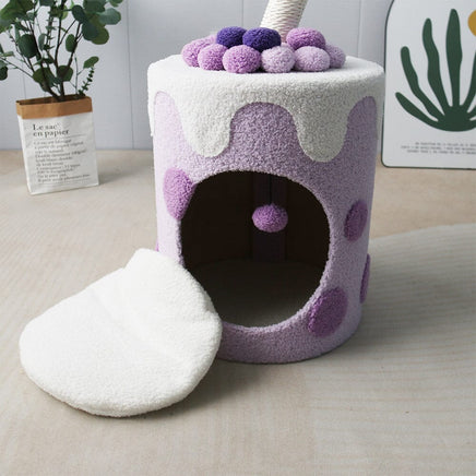 CATIO Purple Bubble Milktea Cat House Kings Warehouse 