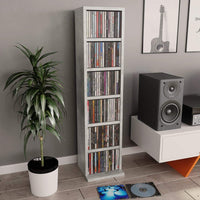 CD Cabinet Concrete Grey 21x20x88 cm Living room Kings Warehouse 