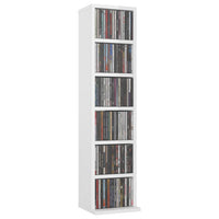CD Cabinet High Gloss White 21x20x88 cm Living room Kings Warehouse 