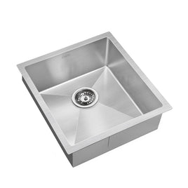 Cefito Handmade Kitchen Sink Stainless steel Sink 44cm x 45cm Home & Garden > Kitchenware Kings Warehouse