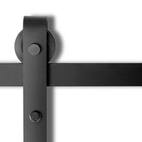 Cefito Sliding Barn Door Hardware Track Set 1.83m Roller Slide Office Bedroom Kings Warehouse 