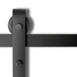 Cefito Sliding Barn Door Hardware Track Set 1.83m Roller Slide Office Bedroom Kings Warehouse 