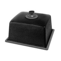 Cefito Stone Kitchen Sink 460X410MM Granite Under/Topmount Basin Bowl Laundry Black DIY Kings Warehouse 