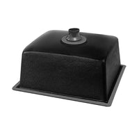 Cefito Stone Kitchen Sink 610X470MM Granite Under/Topmount Basin Bowl Laundry Black DIY Kings Warehouse 