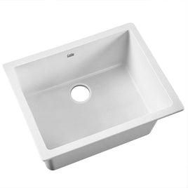 Cefito Stone Kitchen Sink 610X470MM Granite Under/Topmount Basin Bowl Laundry White DIY Kings Warehouse