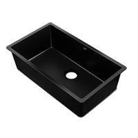 Cefito Stone Kitchen Sink 790X450MM Granite Under/Topmount Basin Bowl Laundry Black DIY Kings Warehouse 