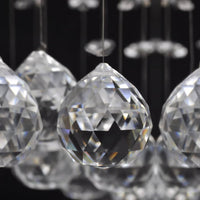 Ceiling Lamp with Glittering Glass Crystal Beads 8 x G9 29 cm Kings Warehouse 