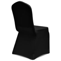 Chair Cover Stretch Black 12 pcs Kings Warehouse 