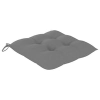 Chair Cushions 6 pcs Grey 40x40x7 cm Fabric Kings Warehouse 