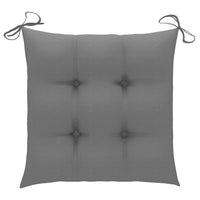 Chair Cushions 6 pcs Grey 40x40x7 cm Fabric Kings Warehouse 