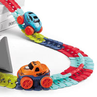 Changeable Track In The Dark Track with LED Light-Up Race Car Flexible Track Toy 92 Kings Warehouse 