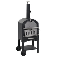 Charcoal Fired Outdoor Pizza Oven with Fireclay Stone Kings Warehouse 