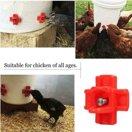 Cheeky Chooka Horizontal Poultry Water Nipple 5Pk Kings Warehouse 