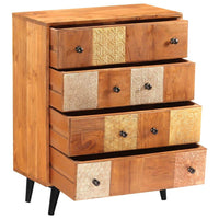 Chest of Drawers 60x30x75 cm Solid Acacia Wood Kings Warehouse 