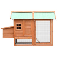 Chicken Cage Solid Pine & Fir Wood 170x81x110 cm Kings Warehouse 