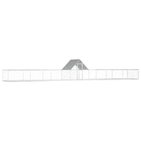 Chicken Coop 14x2x2 m Galvanised Steel Kings Warehouse 