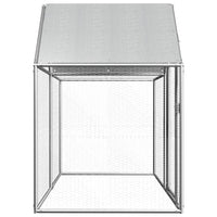 Chicken Coop 2x1x1.5 m Galvanised Steel Coops & Hutches Supplies Kings Warehouse 