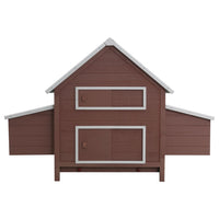 Chicken Coop Brown 157x97x110 cm Wood Coops & Hutches Supplies Kings Warehouse 