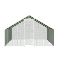 Chicken Coop Cage Run Rabbit Hutch Large Walk In Hen Enclosure Cover 3x6m coops & hutches Kings Warehouse 