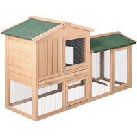 Chicken Coop Rabbit Hutch 138cm Wide Wooden Pet Hutch coops & hutches Kings Warehouse 