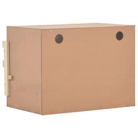 Chicken Laying Nest 2 Compartments 63x40x45 cm Solid Pine Wood Coops & Hutches Supplies Kings Warehouse 