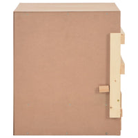 Chicken Laying Nest 2 Compartments 63x40x45 cm Solid Pine Wood Coops & Hutches Supplies Kings Warehouse 