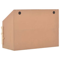 Chicken Laying Nest 3 Compartments 93x40x65 cm Solid Pine Wood Coops & Hutches Supplies Kings Warehouse 