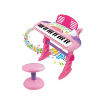 Children's Electronic Keyboard with Stand (Pink) Musical Instrument Toy Kings Warehouse 
