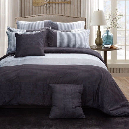 Chimes Single Size Quilt Doona Duvet Cover Set Kings Warehouse 