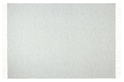 Chiswick Throw - Merino Wool/Cashmere - Light Grey Kings Warehouse 