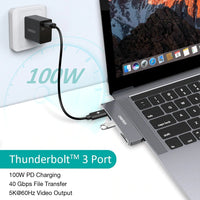 CHOETECH HUB-M14 USB-C 7 in 1 Expand Docking Station Hub for MacBook Pro Kings Warehouse 