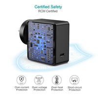 CHOETECH Q4004 60W PD 3.0 Type-C Fast Charging Foldable Adapter USB-C Charger Kings Warehouse 