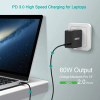 CHOETECH Q4004 60W PD 3.0 Type-C Fast Charging Foldable Adapter USB-C Charger Kings Warehouse 