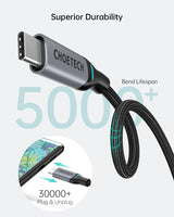 CHOETECH XCC-1002 USB-C to USB-C PD100W 5A Fast Charging Cable 1.8M Kings Warehouse 