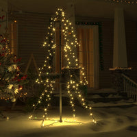 Christmas Cone Tree 160 LEDs Indoor and Outdoor 78x120 cm Kings Warehouse 