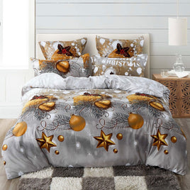 Christmas Gift Super King Size Quilt/Doona/Duvet Cover Set Kings Warehouse 
