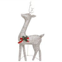 Christmas Reindeer Family 270x7x90 cm Gold Warm White Mesh Kings Warehouse 