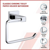 Classic Chrome Toilet Paper Holder Bathroom Home & Garden Kings Warehouse 