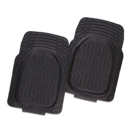 CMT Car Mats TUFF 2 Piece Rubber Black Kings Warehouse 