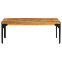 Coffee Table 100x60x35 cm Solid Reclaimed Wood Kings Warehouse 