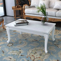 Coffee Table 100x60x42 cm High Gloss White Kings Warehouse 