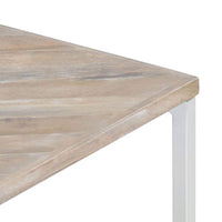 Coffee Table 110x110x36 cm Solid Mango Wood Kings Warehouse 