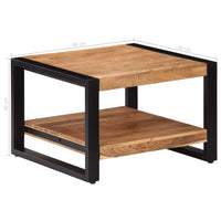 Coffee Table 60x60x40 cm Solid Acacia Wood Kings Warehouse 