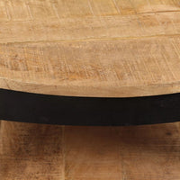 Coffee Table 65 cm Solid Rough Mango Wood Kings Warehouse 