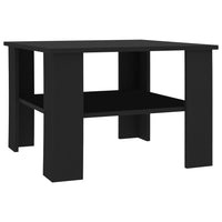 Coffee Table Black 60x60x42 cm Living room Kings Warehouse 
