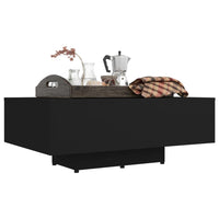 Coffee Table Black 85x55x31 cm living room Kings Warehouse 