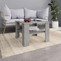 Coffee Table Concrete Grey 60x60x42 cm