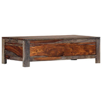 Coffee Table Grey 100x55x30 cm Solid Sheesham Wood Kings Warehouse 