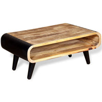 Coffee Table Rough Mango Wood 90x55x39 cm Kings Warehouse 