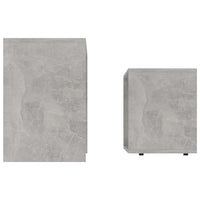 Coffee Table Set Concrete Grey 48x30x45 cm Living room Kings Warehouse 